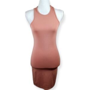 FOREVER 21 PINK BODYCON TANK DRESS SZ.S EUC